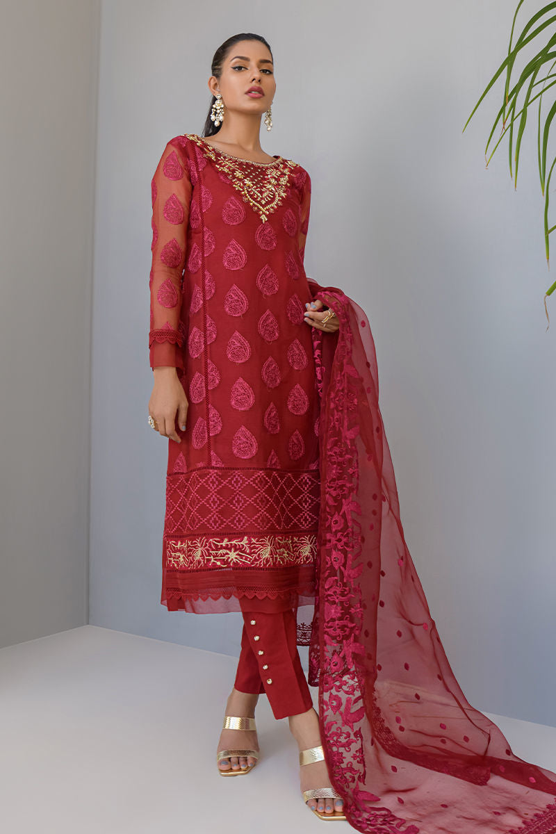 FATIMA KHAN - Charismatic red