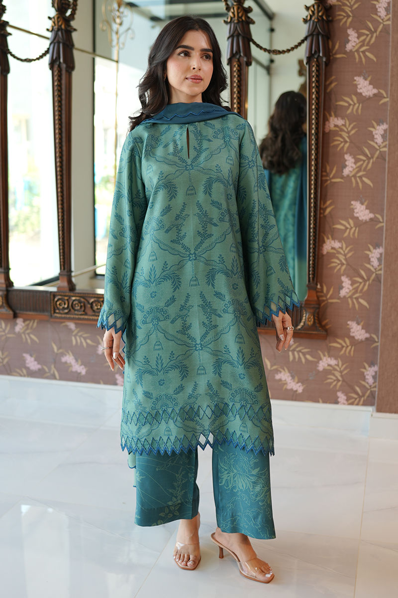 UZMA AND AFSHEEN- Sea breeze with duppatta