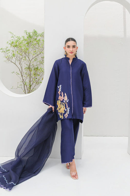 AMNA IQBAL - Dark Navy Blue