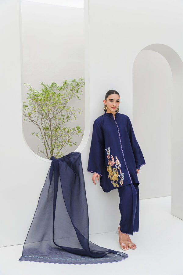 AMNA IQBAL - Dark Navy Blue