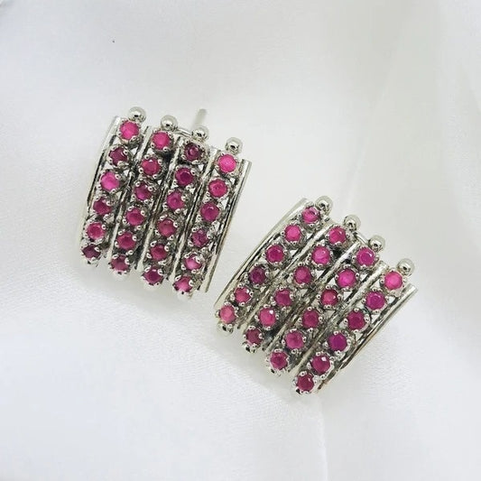 ZAHEEN KAMRAN - Ruby studs