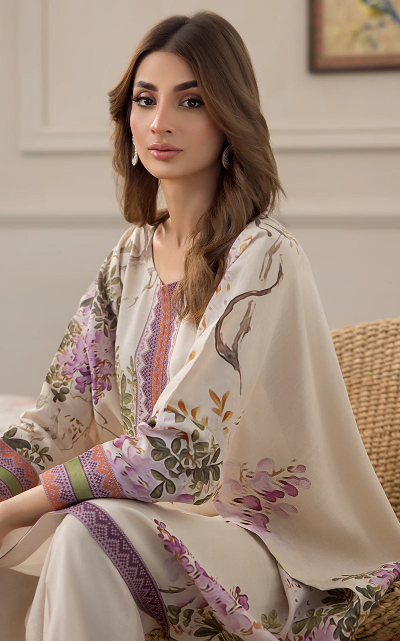 THREADS AND MOTIFS - Printed Poncho