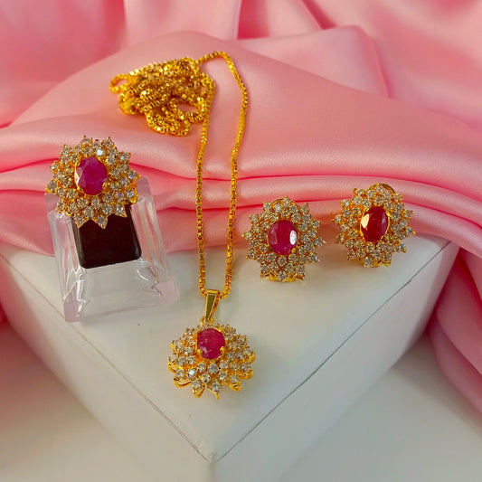 ZAHEEN KAMRAN  - Ruby Set