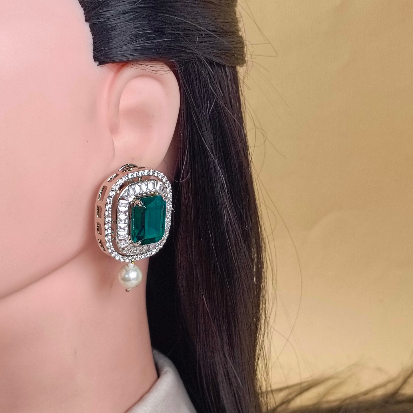 ZAHEEN KAMRAN - Emerald Silver Set