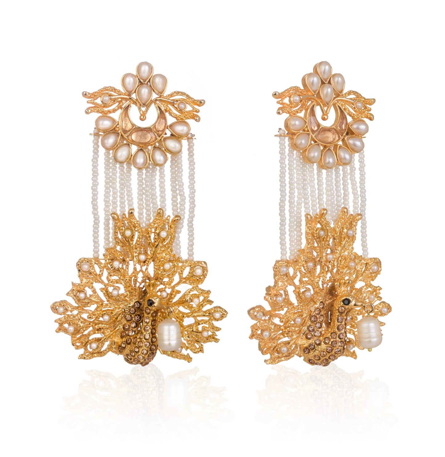 ESFIR JEWELRY - Mor Bagh Earrings in Green