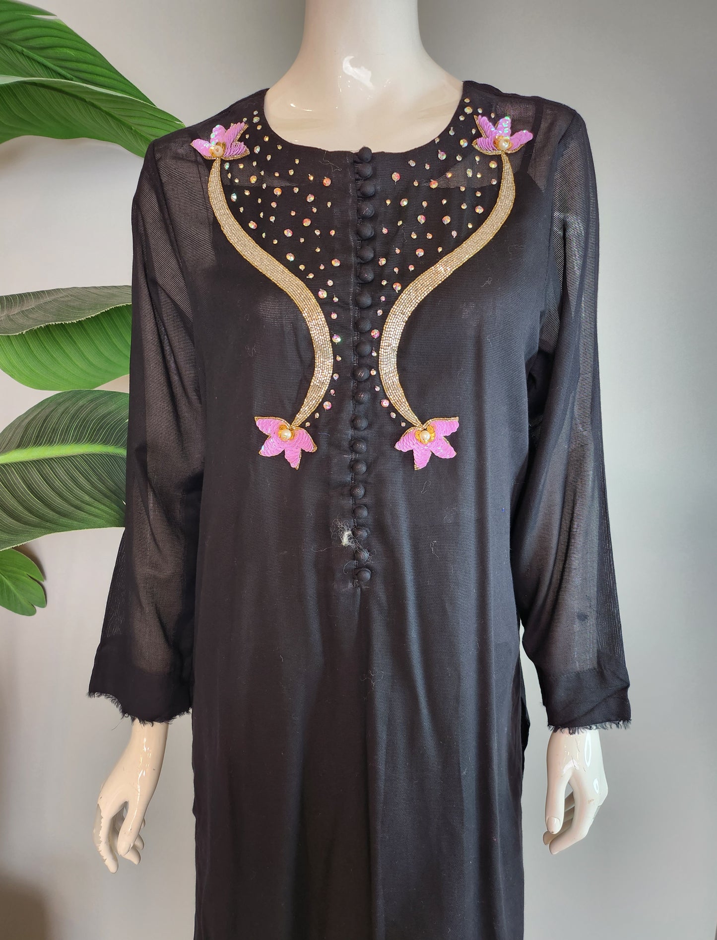 SAMMY K - Black with hand embellishment