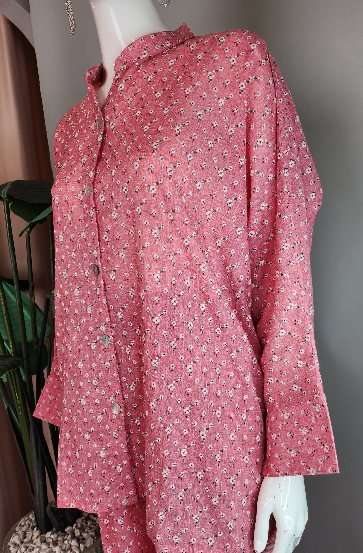 SOBIA GULZAD - Pink Floral Coord Set