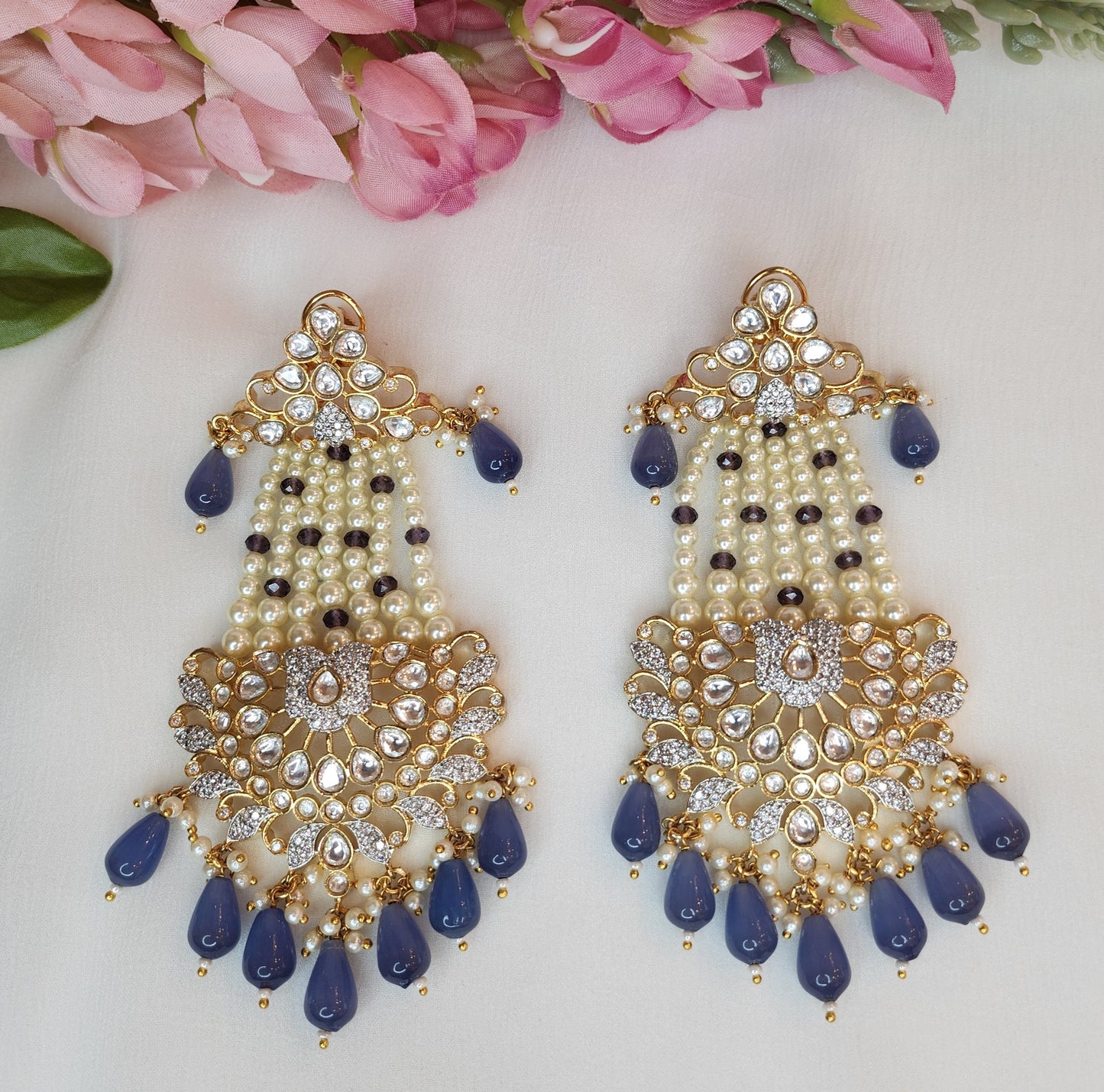THE BUTTERFLY EFFECT - Chandelier Purple earrings