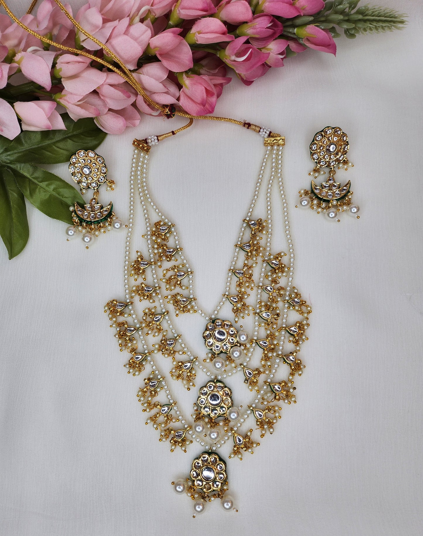 THE BUTTERFLY EFFECT - 3 Layer Necklace with Earrings