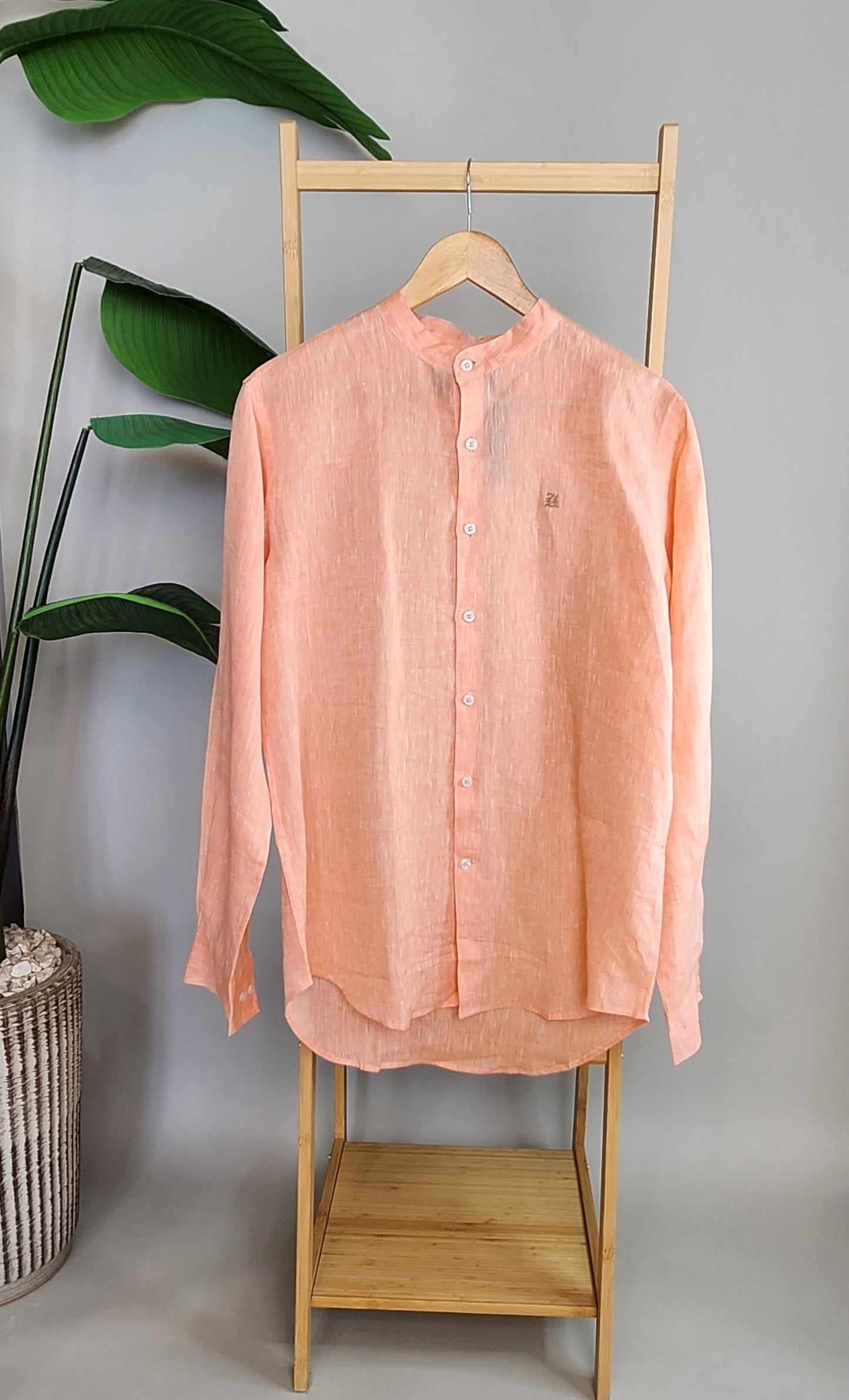 KUNZUL CHANNAR ( MENSWEAR) - Peach Linen