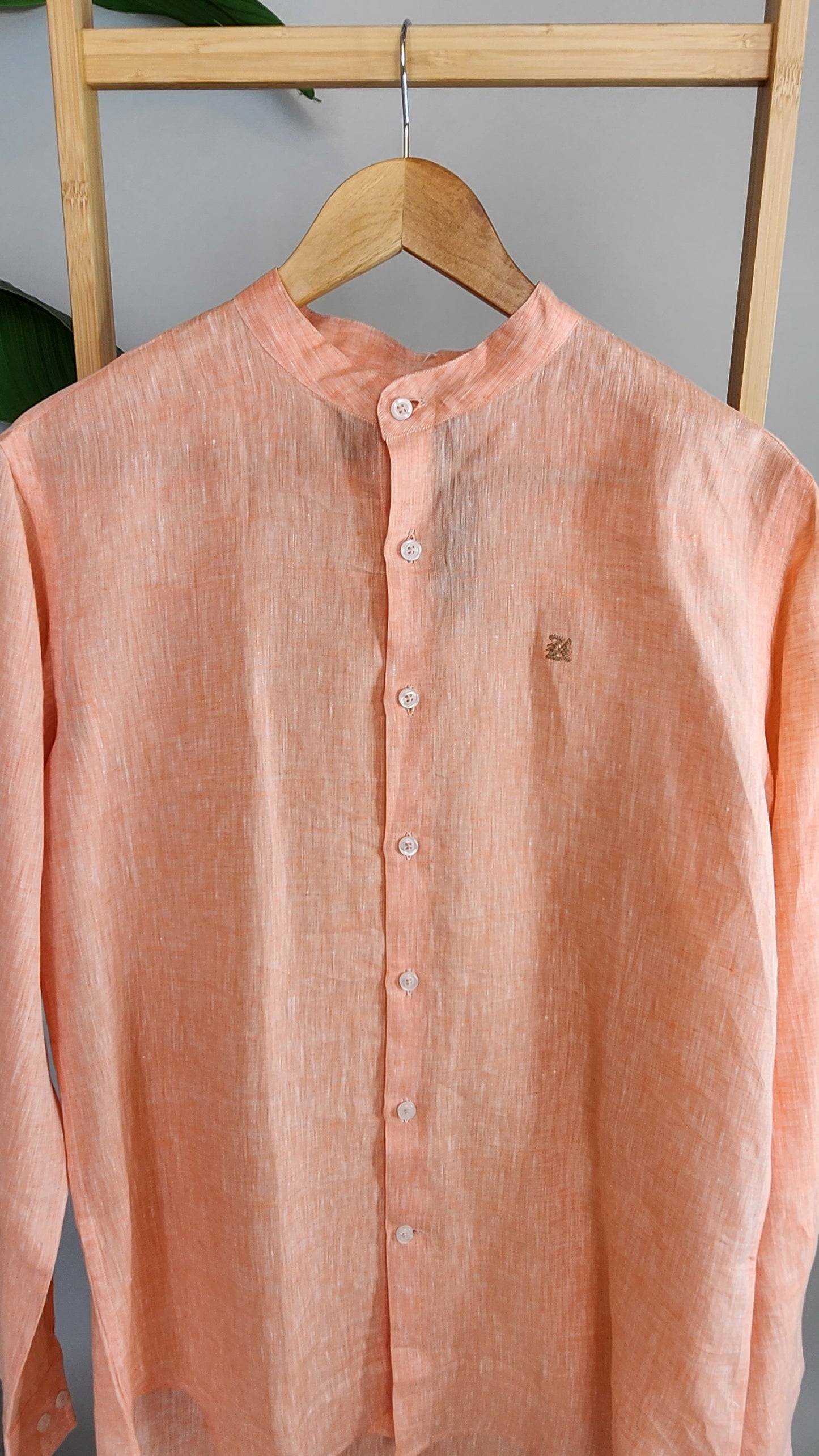 KUNZUL CHANNAR ( MENSWEAR) - Peach Linen