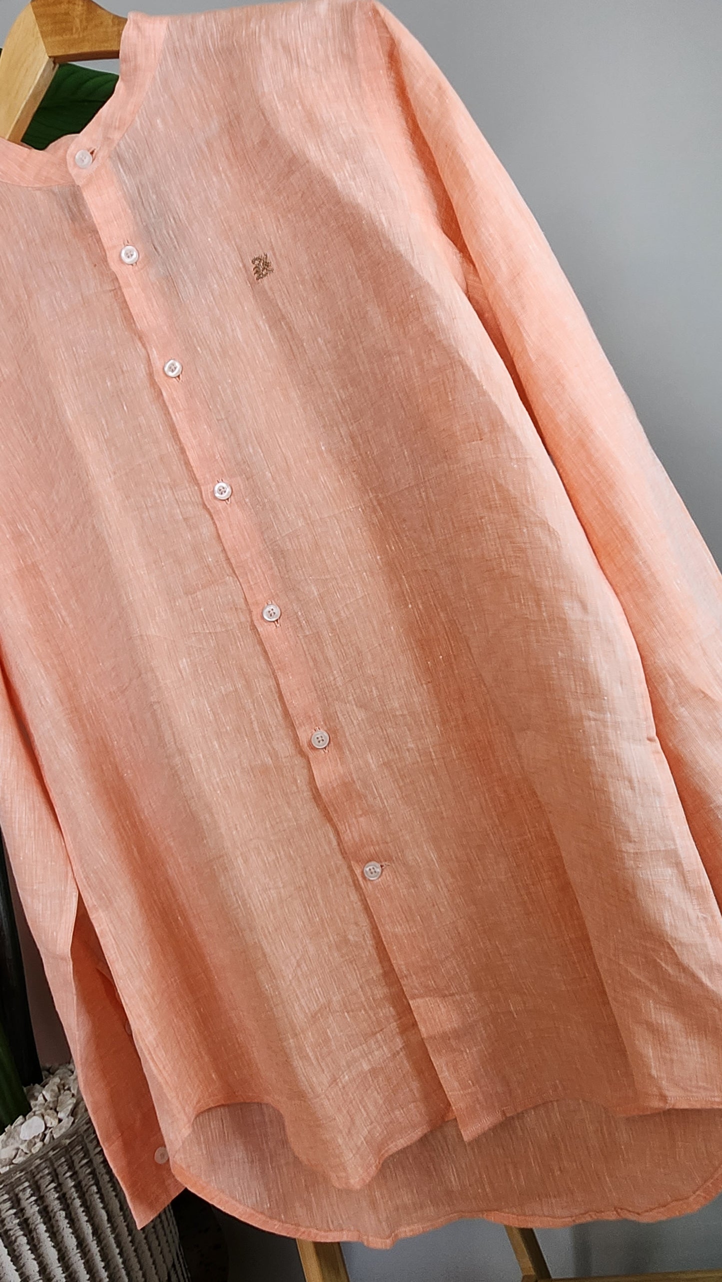KUNZUL CHANNAR ( MENSWEAR) - Peach Linen