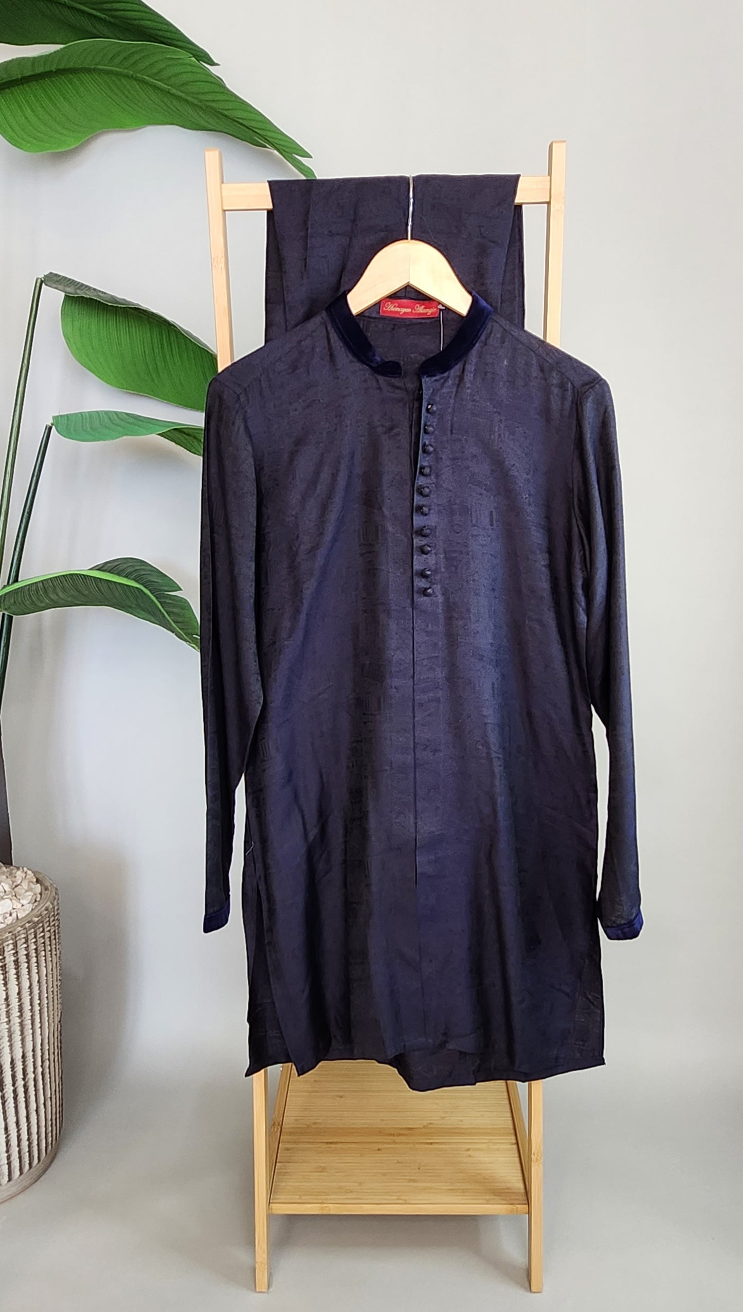 HUMAYUN ALAMGIR (MENSWEAR)- Navy Blue