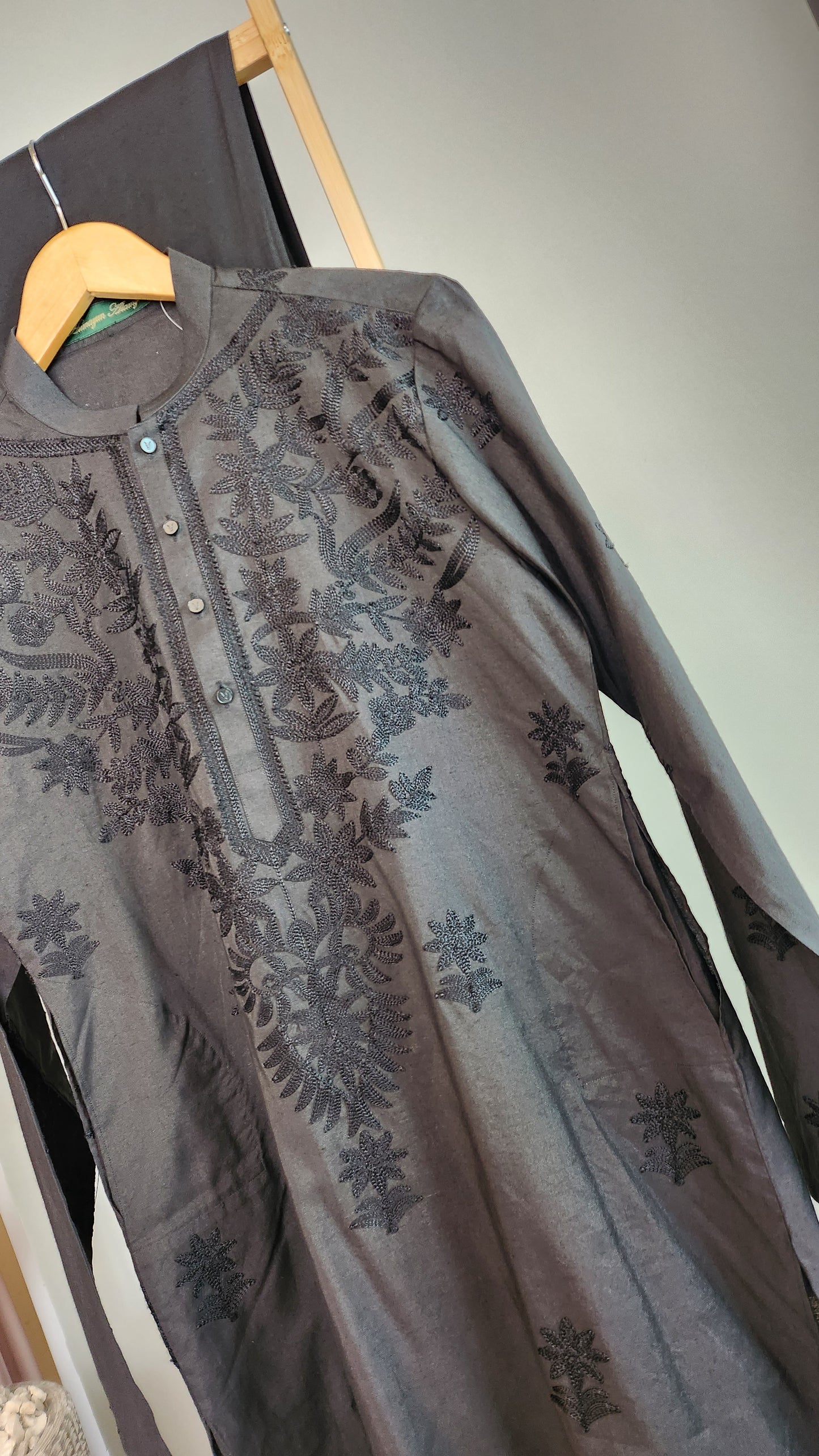 HUMAYUN ALAMGIR (MENSWEAR) - Black Emb