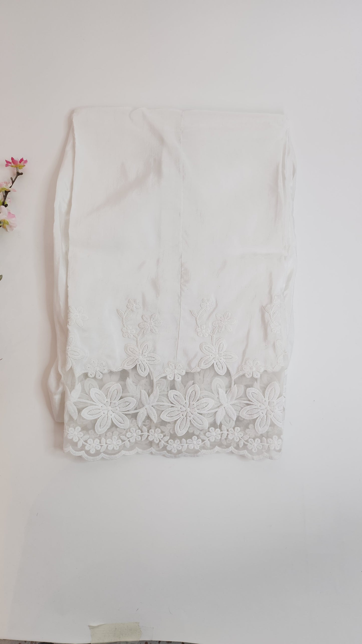 SABEEN MANEKIA - White culottes korean silk