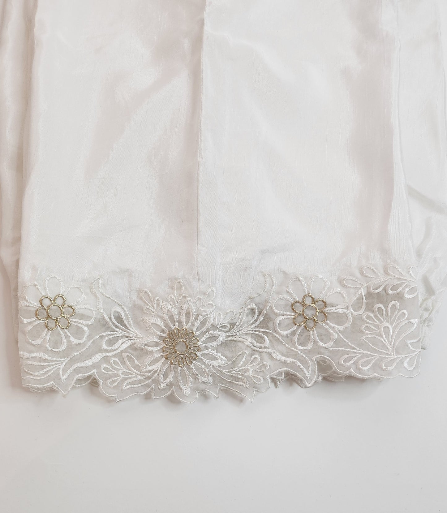 SABEEN MANEKIA - Gold and White- Cullotes