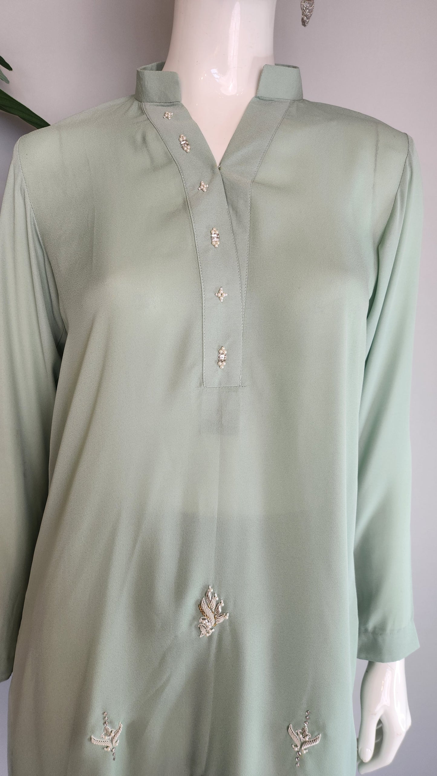 MAHOGANY - Ocean Green with Silver