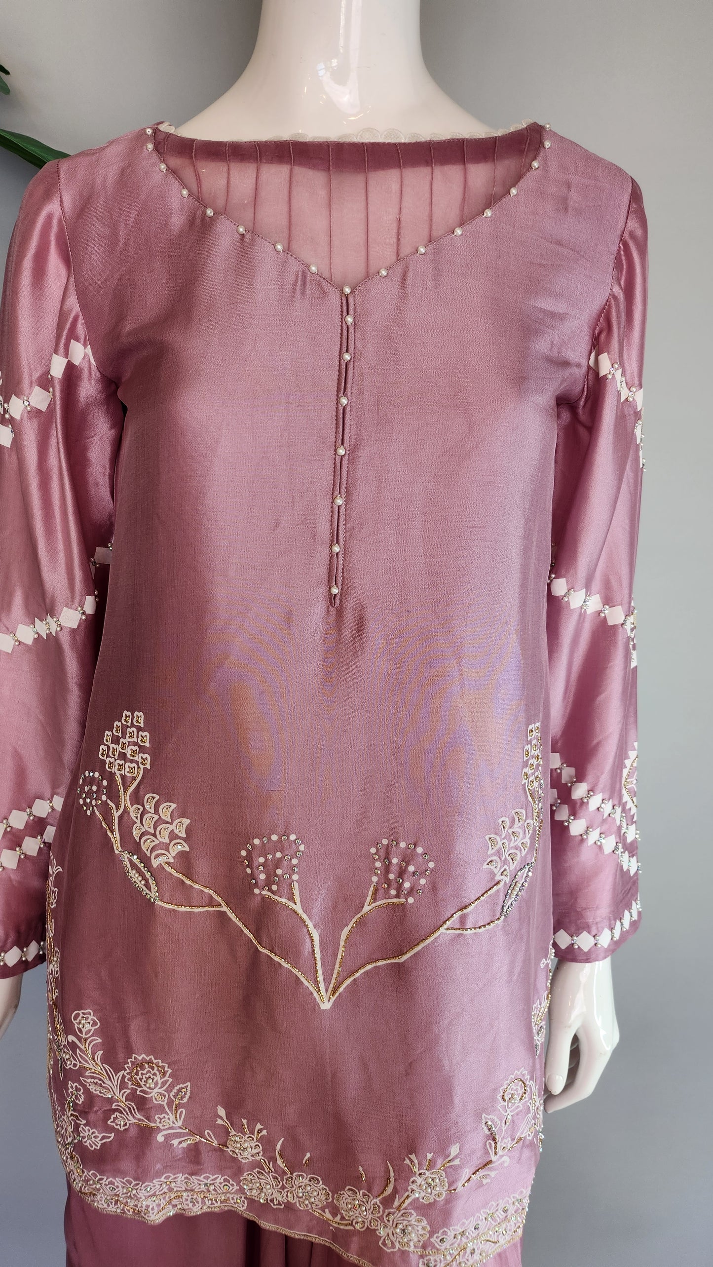 MAHOGANY - Lilac with flared Pants