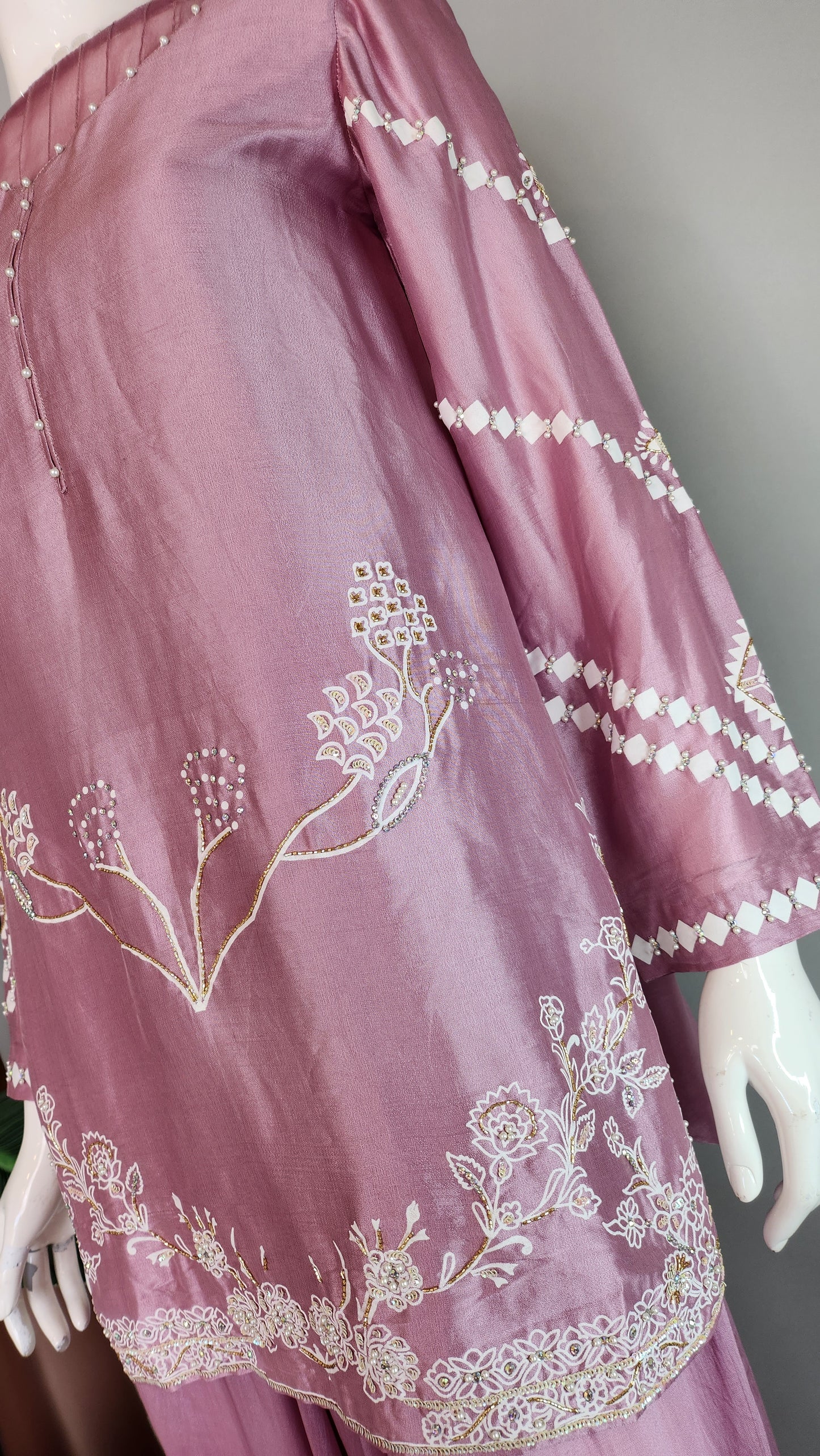 MAHOGANY - Lilac with flared Pants