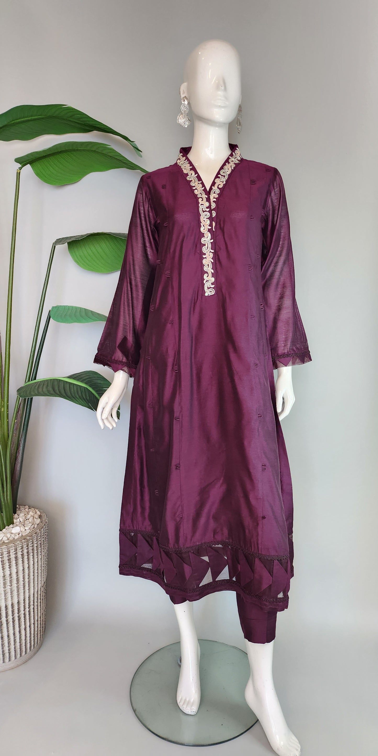 MAHOGANY - Purple with work