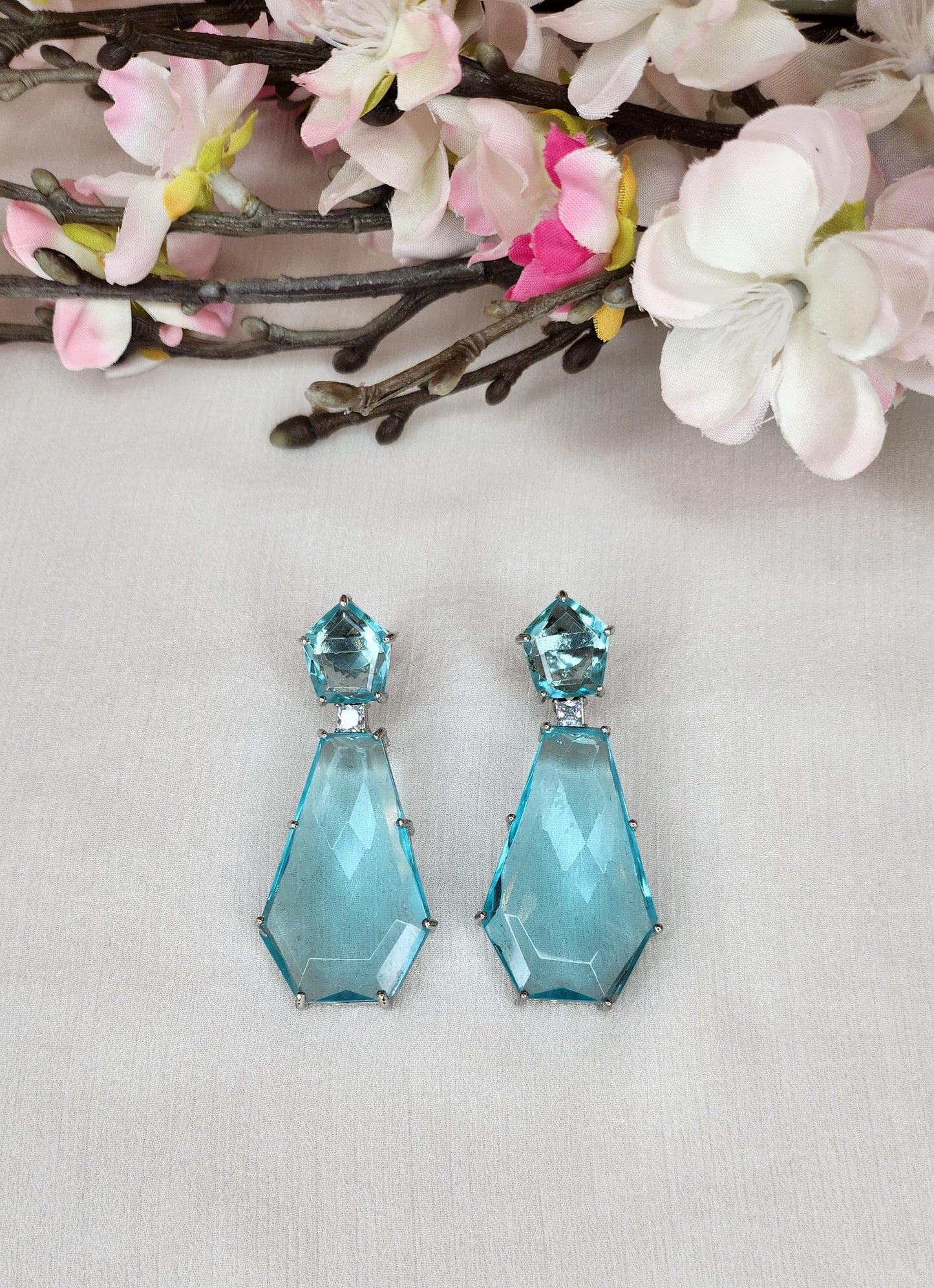 THE BUTTERFLY EFFECT - Light Blue Jules Earrings