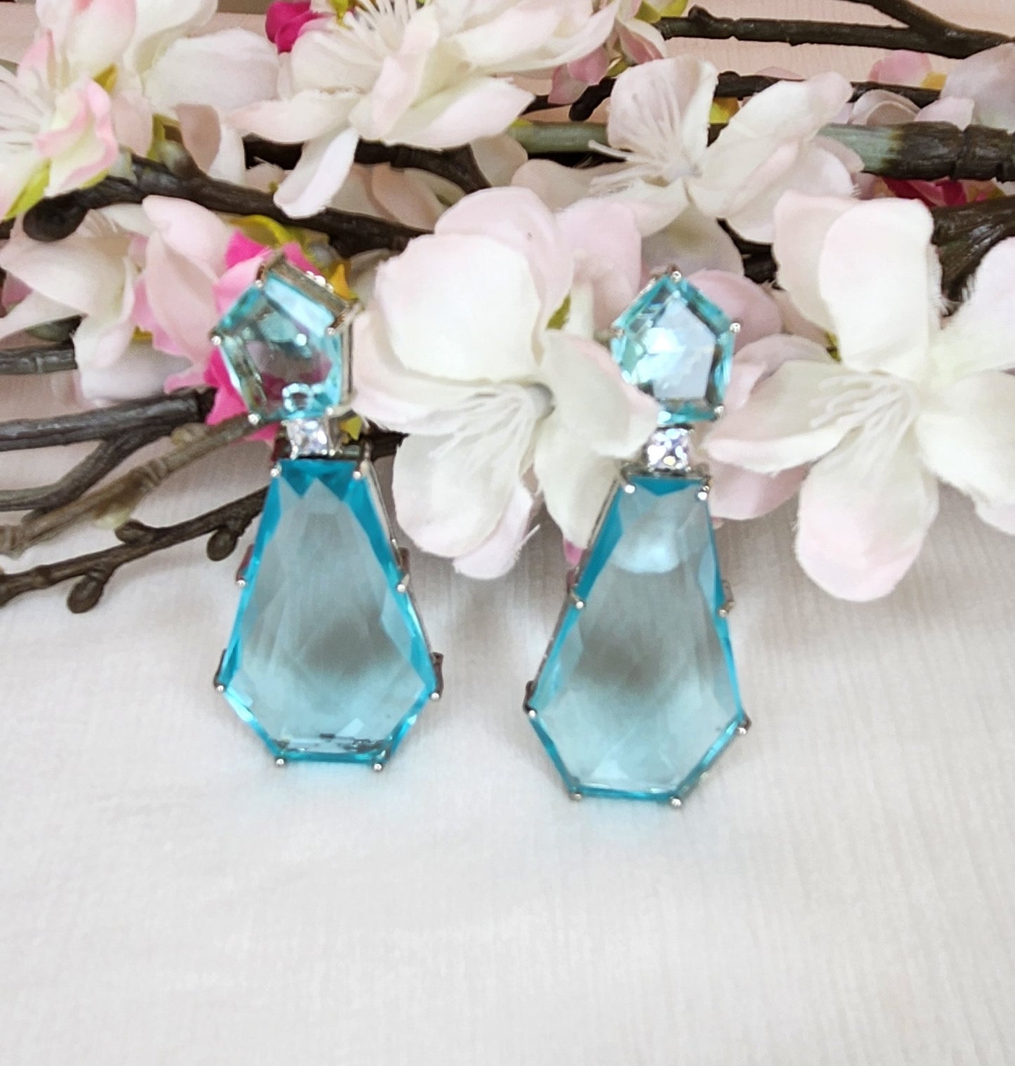 THE BUTTERFLY EFFECT - Light Blue Jules Earrings