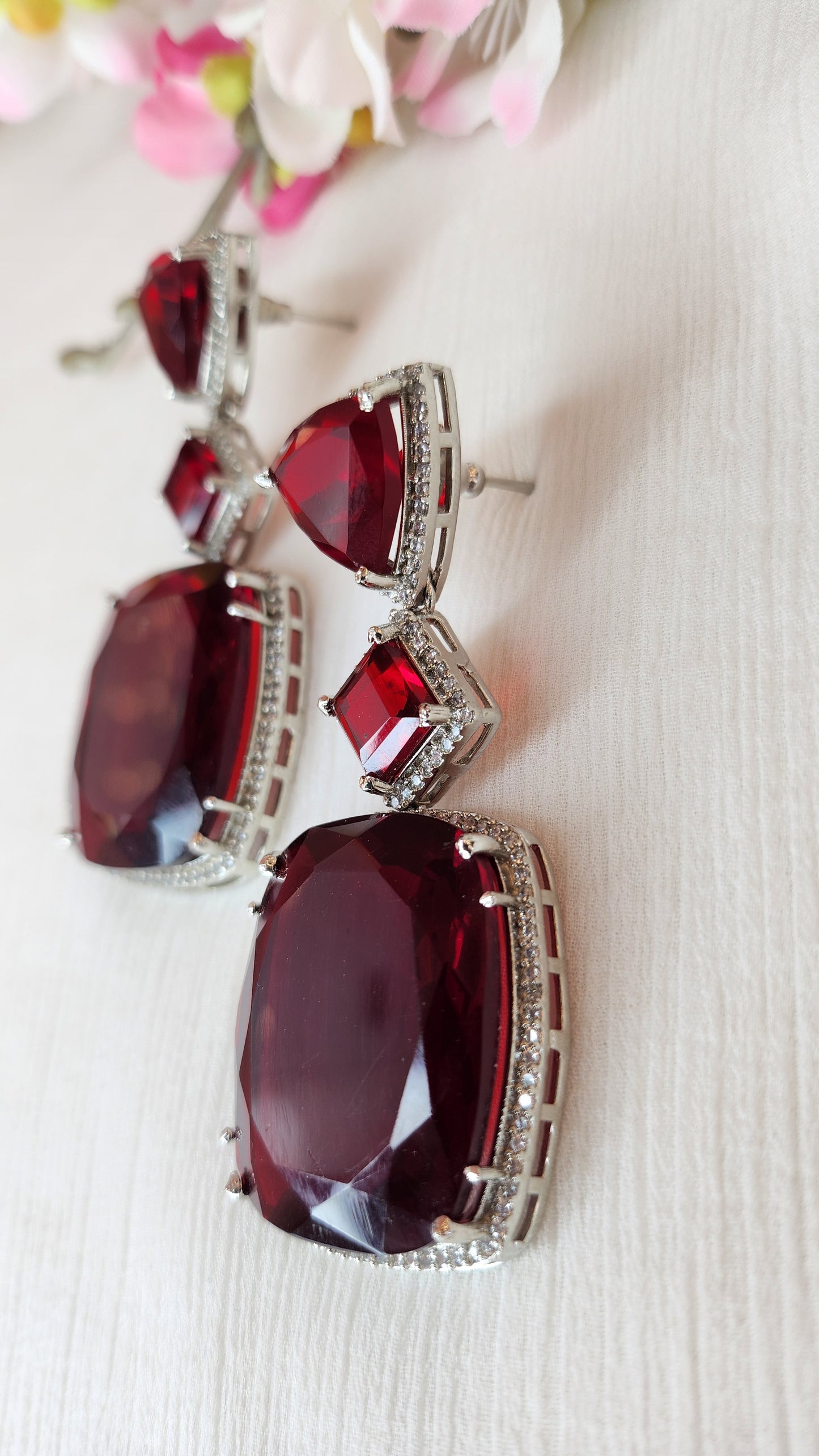 THE BUTTERFLY EFFECT - Red Jules Earrings