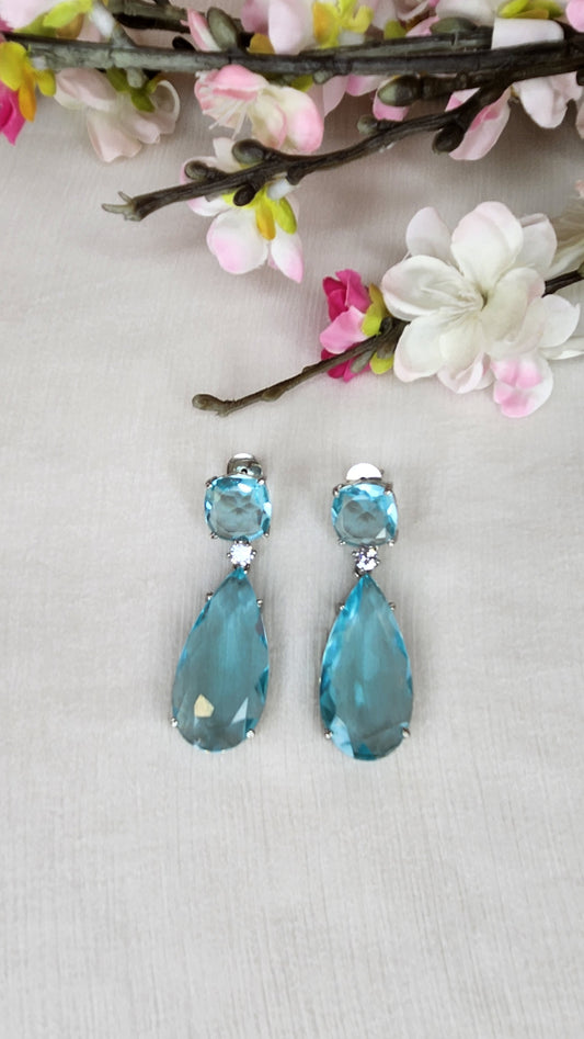 THE BUTTERFLY EFFECT - Light Blue Jules Earrings