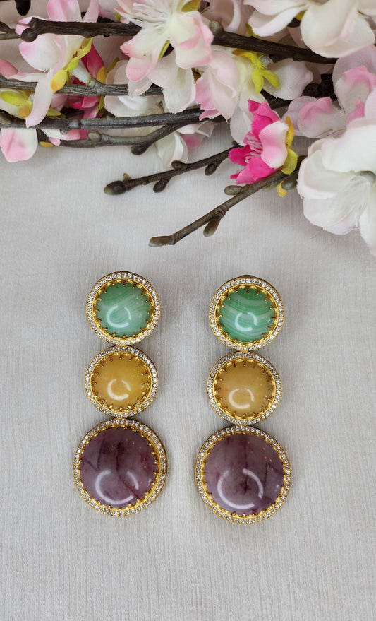 THE BUTTERFLY EFFECT - Multi Color Earrings Purple