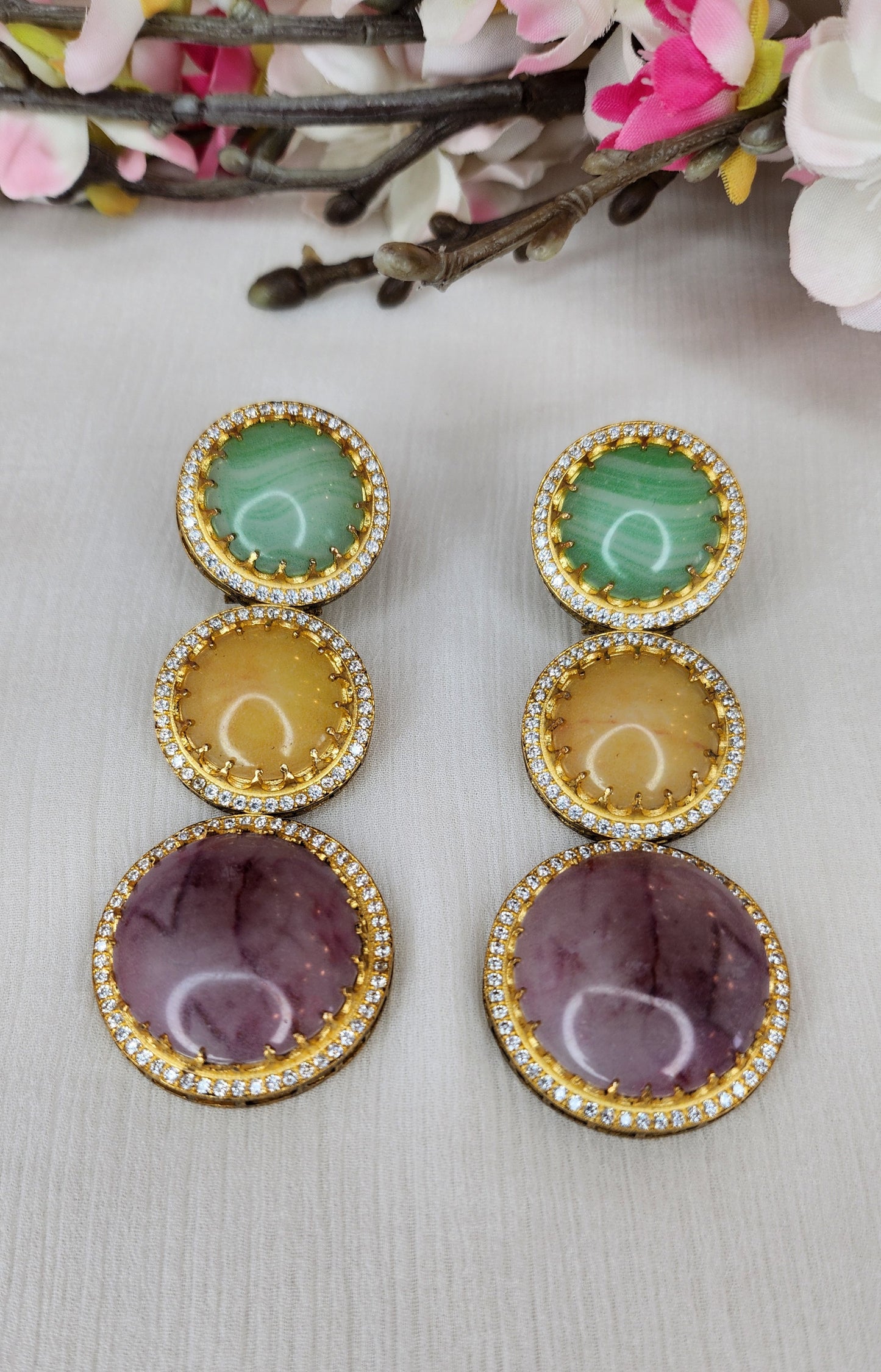 THE BUTTERFLY EFFECT - Multi Color Earrings Purple