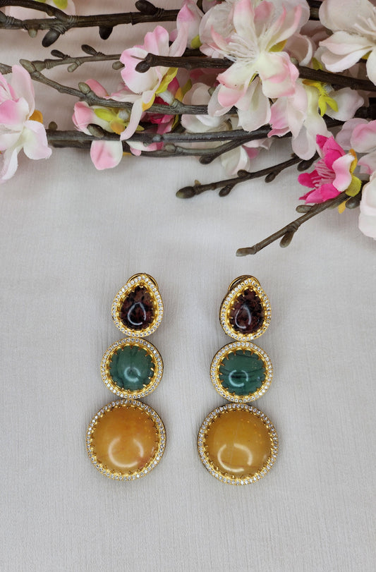 THE BUTTERFLY EFFECT - Multi Color Earrings Yellow