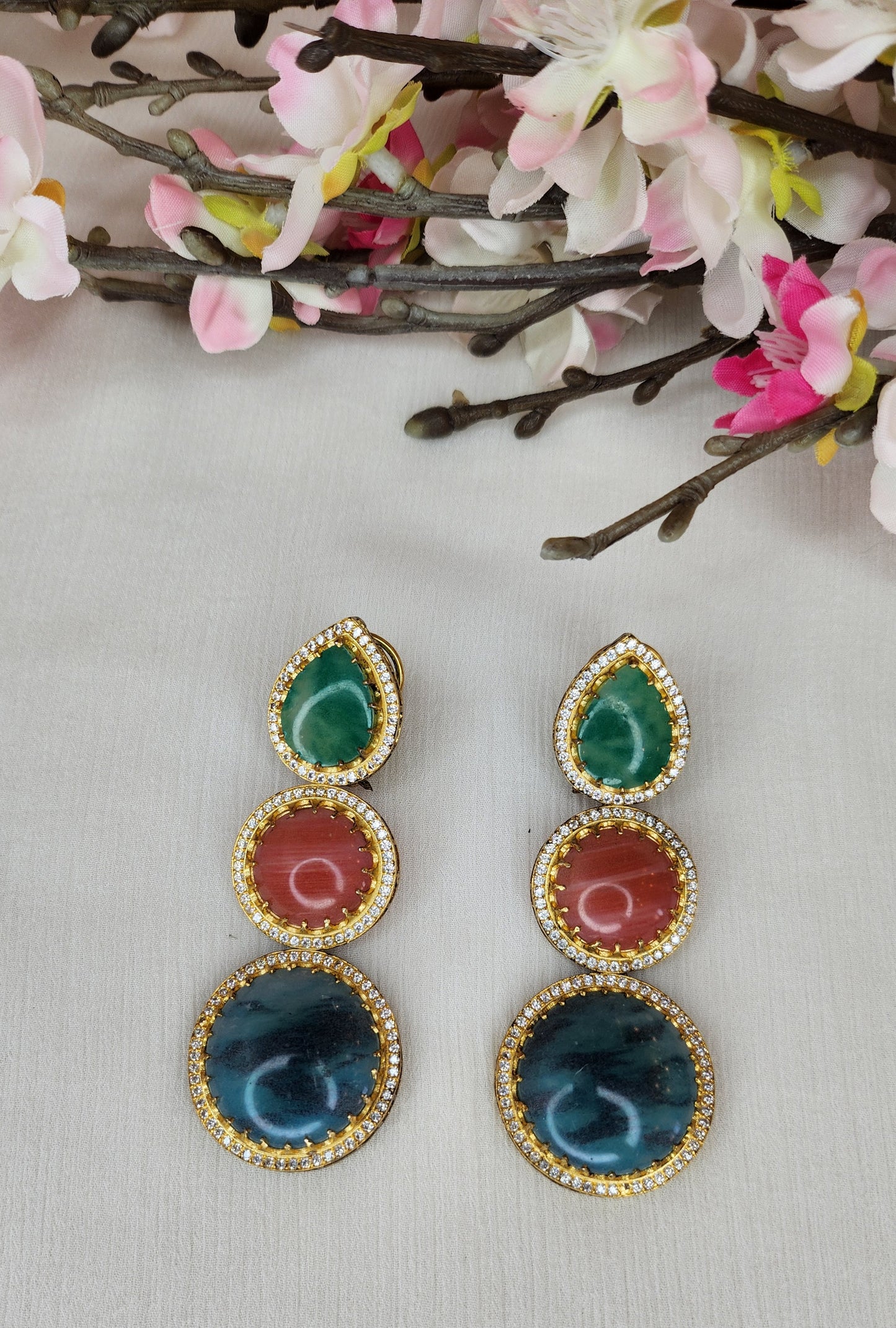 THE BUTTERFLY EFFECT - Multi Color Earrings Blue