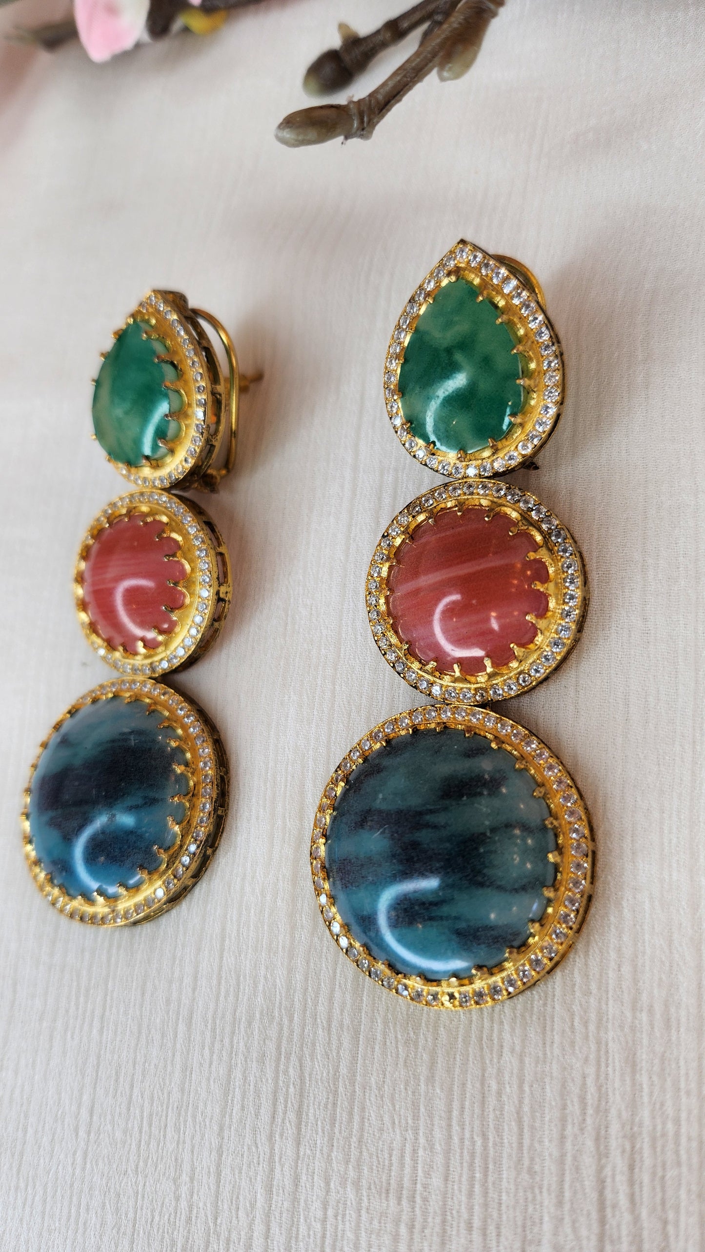 THE BUTTERFLY EFFECT - Multi Color Earrings Blue