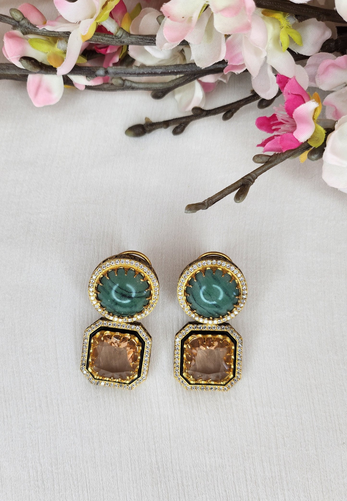 THE BUTTERFLY EFFECT - 2 Layer Multi Earrings