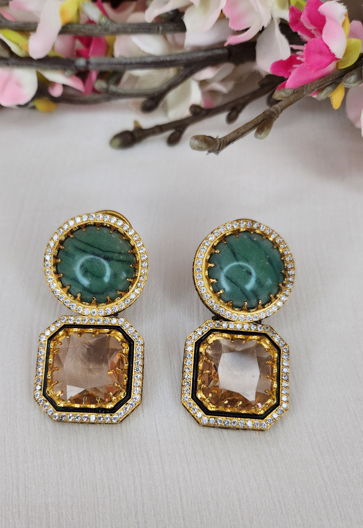 THE BUTTERFLY EFFECT - 2 Layer Multi Earrings