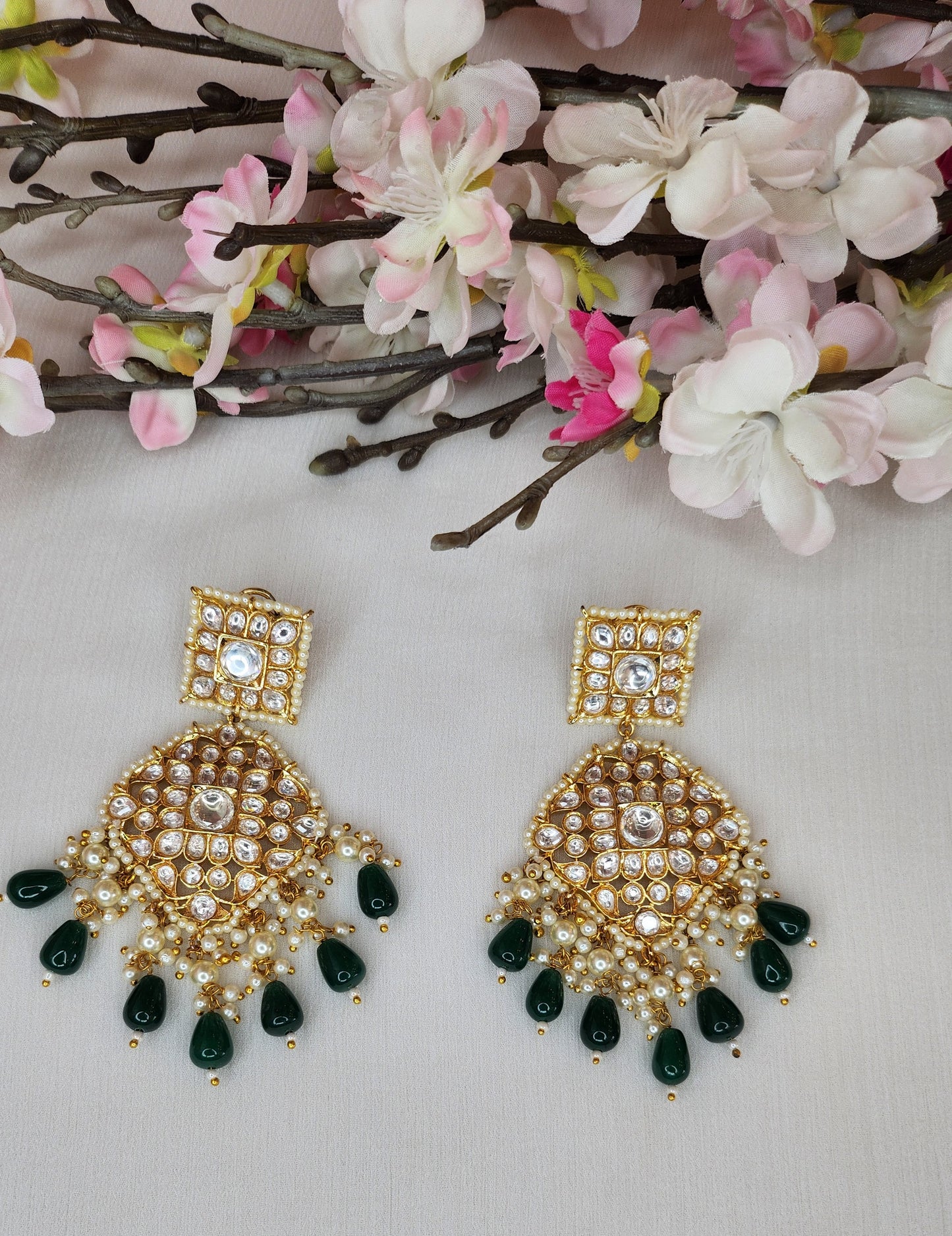 THE BUTTERFLY EFFECT - Green Balay Earrings