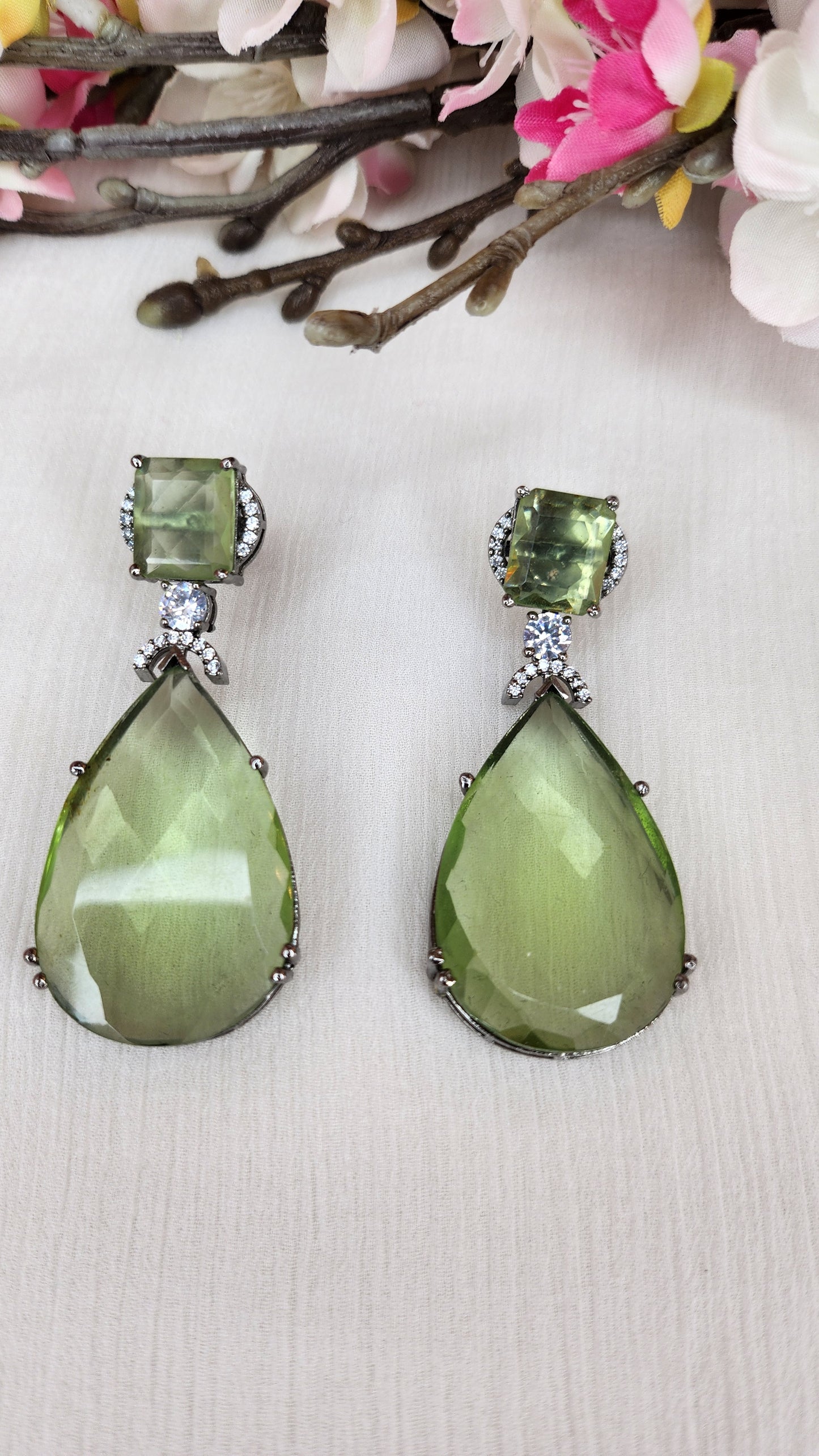 THE BUTTERFLY EFFECT - Green Jules Earrings