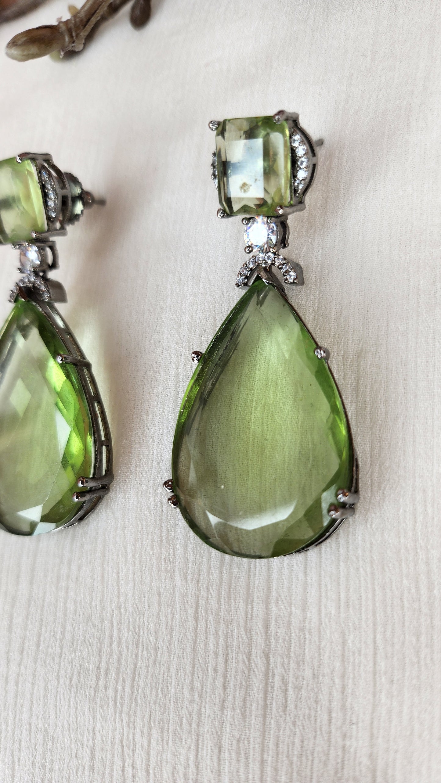 THE BUTTERFLY EFFECT - Green Jules Earrings