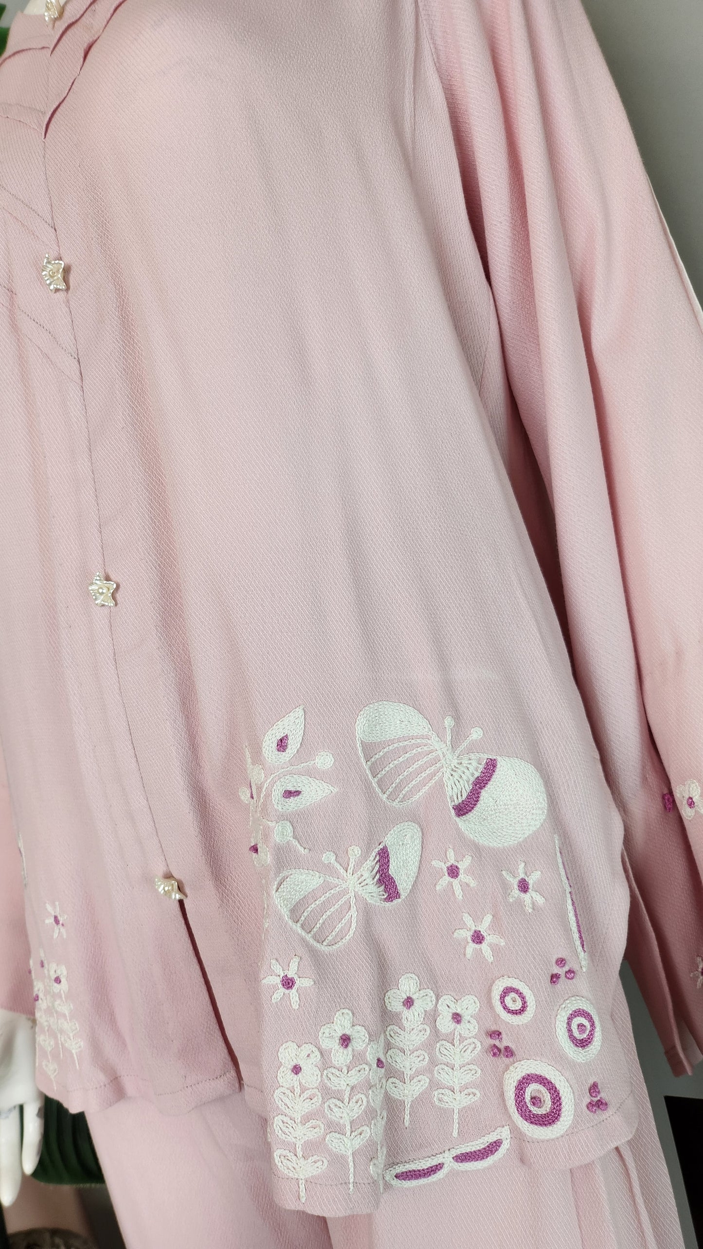 FARAH ZUBAIR - Baby Pink Coord Set