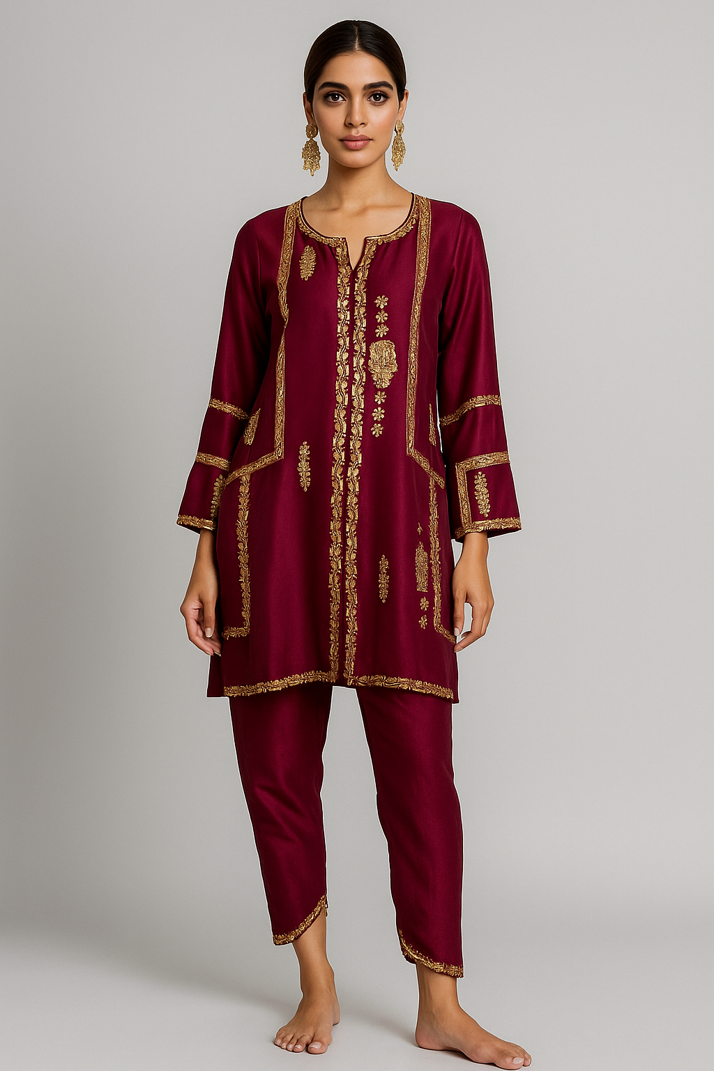 KOMAL LAKHANI - Deep Purple Jacket