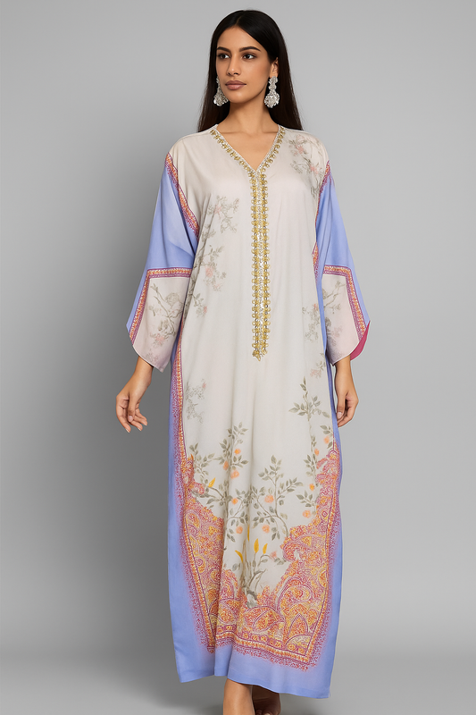 Mehak Yaqoob Couture - Printed Kaftan
