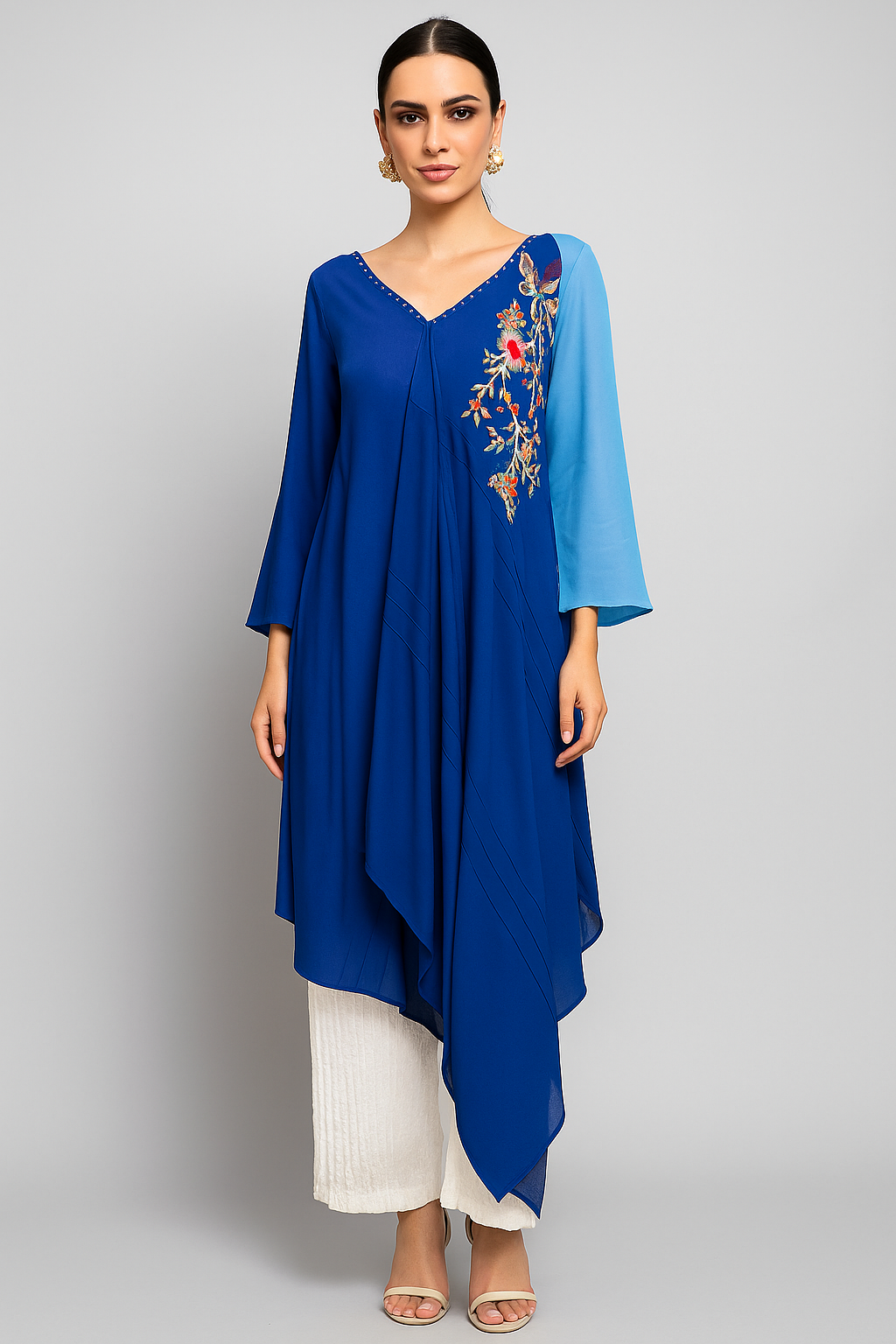 MARIA RAO - Dual Color Top