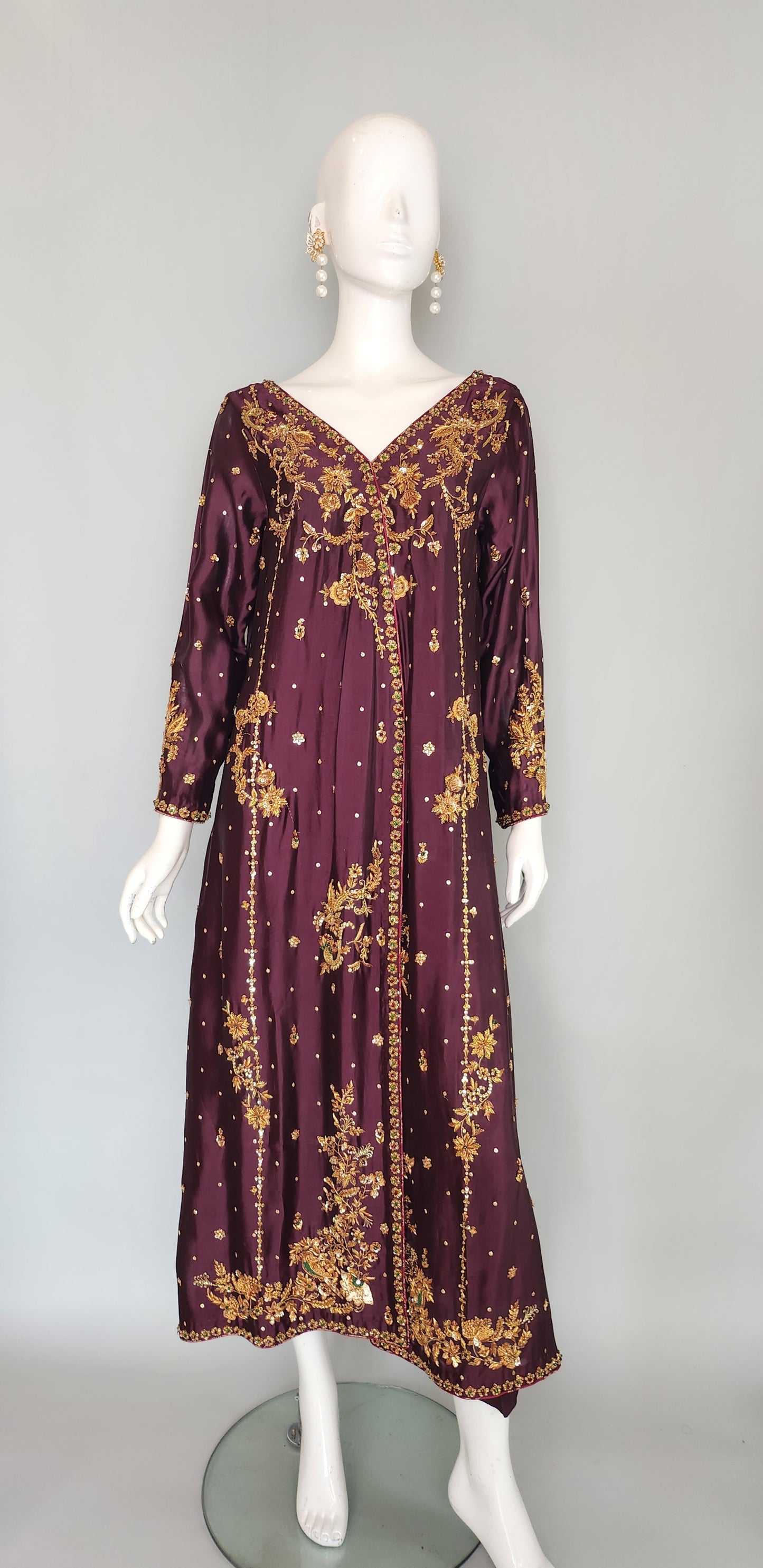 Hafsa Malik - Shah Jahan Maroon