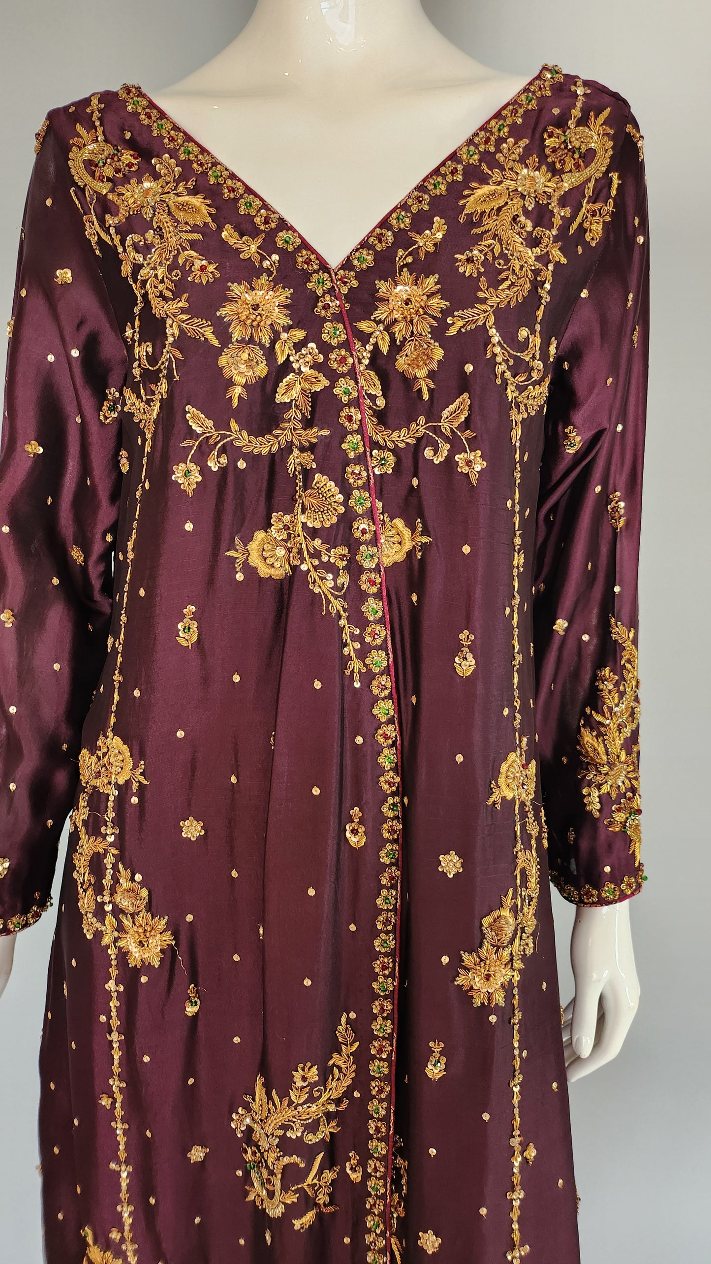 Hafsa Malik - Shah Jahan Maroon