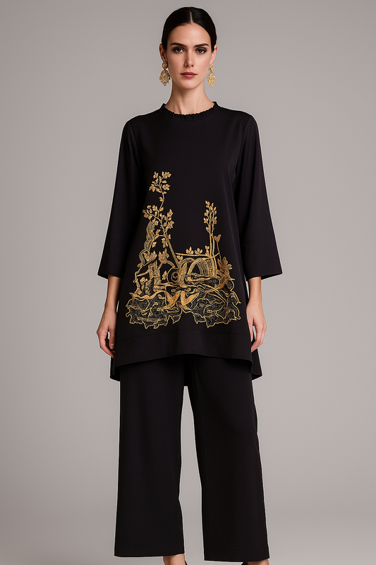 Wajeeha Ansari - Black Co Ord