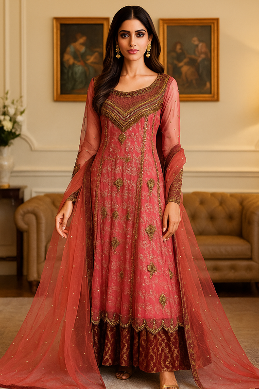 Hafsa Malik - Rani Lehenga Set