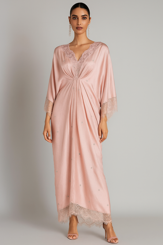 UMA DARA - Jasmine Kaftan in Pink Color