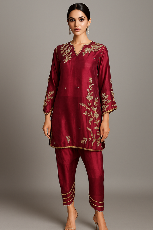 ZAINAB ZULFIQAR - Firouzeh Maroon