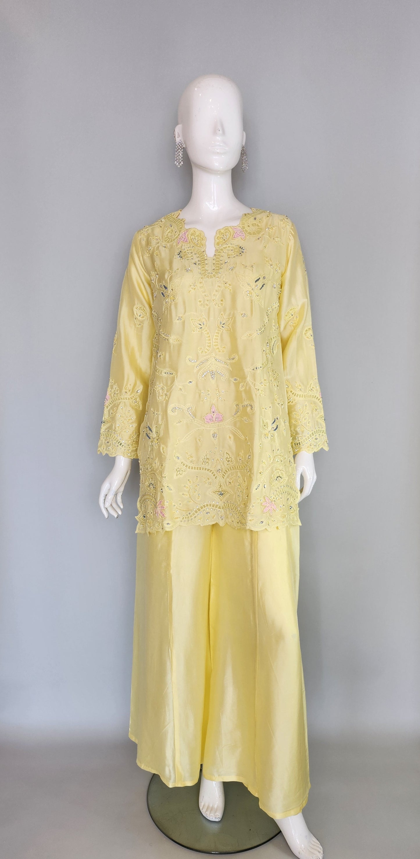 SABEEN ABBAS - Jasmine in Butter yellow color