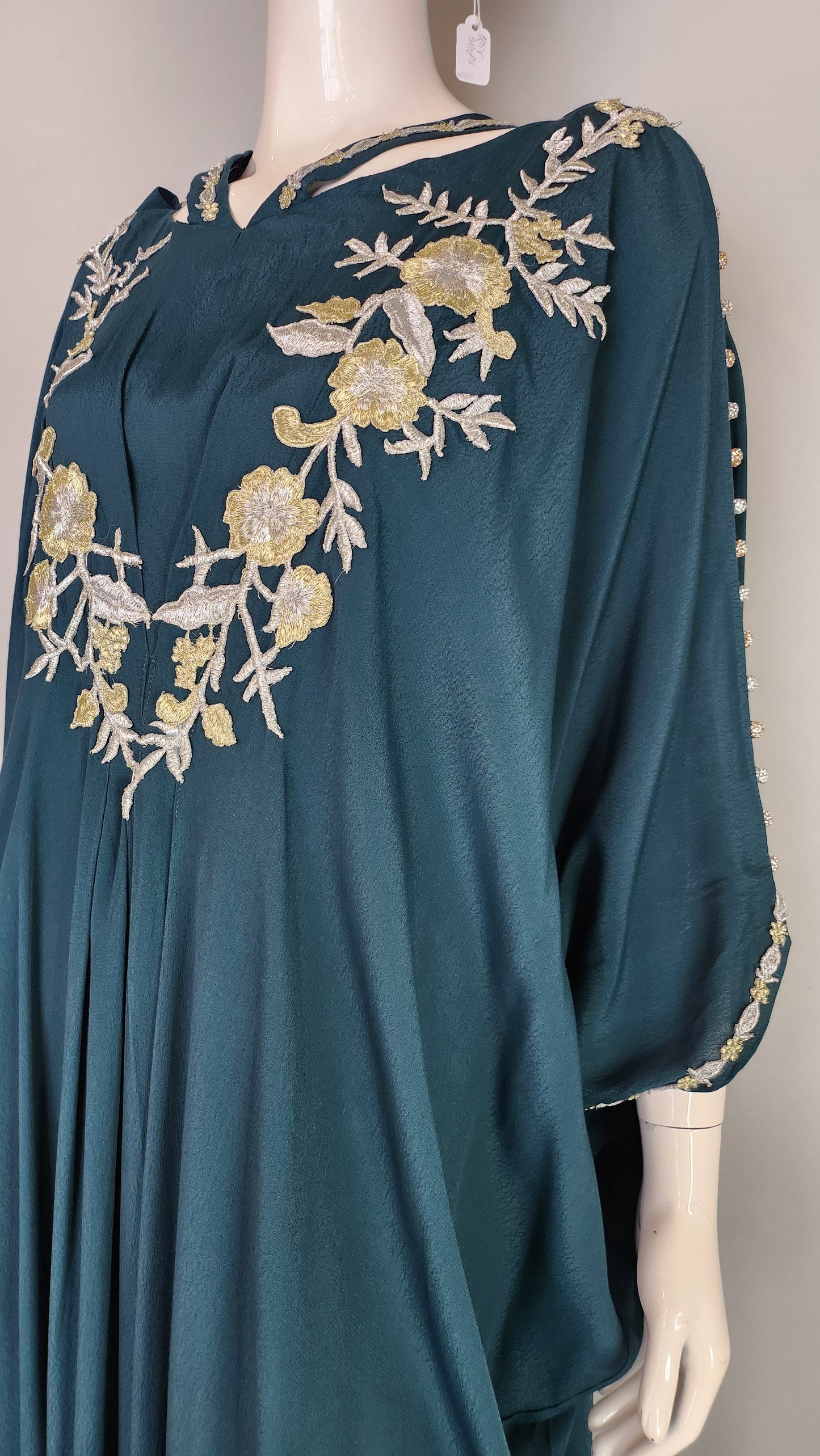 MARIA RAO - Teal Green Kaftan